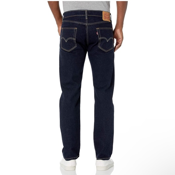 NWT! Levi's Men's 505 Regular Fit Jeans, Color Rinse Stretch, 34X32 - Picture 2 of 8